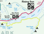 Map of this day’s hike