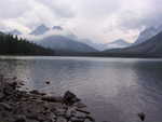 Cloudy Red Eagle Lake