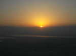 Sunrise from atop Masada