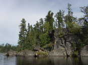 Cliffs in the BWCAW