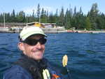 Paddling in Rock Harbor