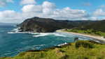 Looking down on Tapotupotu Bay