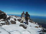 Me and my climbing (Max) partner on the peak