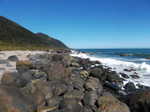 The coast along Big Bay