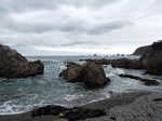 The coast near Westies Hut