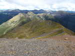 Ridgeline from near Kakapo Peak looking towards Waingaro Peak