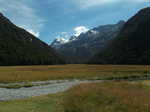 Looking across Route Burn, from the Route Burn Flats campsite