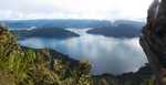 Lake Waikaremoana, as seen from the Panekire Ridge