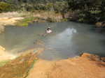 Soaking in the very nice Copland Hot Springs