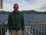 Myself onboard the ferry