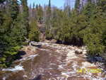 The river before it hits Lake Superior