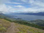 View of the Beagle Channel from the top of Flag Mountain (Cerro Bandera)