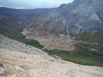 Color change in the Valle del arroyo Rucaco