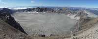 The massive crater of Volcán Puyehue