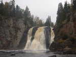 High Falls on the Baptism River in Tettegouche State Park