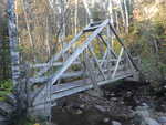 A mighty bridge spanning a small stream